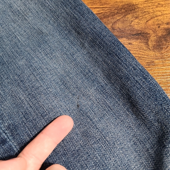 BKE Jeans Mens 32x32 Blue Denim Jake Straight Whiskers Cowboy Rodeo Western - Picture 5 of 13